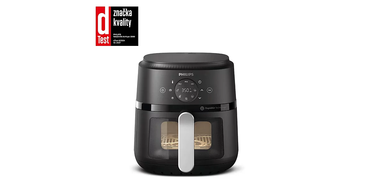 NA221/00 Philips Serija 2000 Airfryer kapaciteta 4,2 l (srebrna) - Slika 6