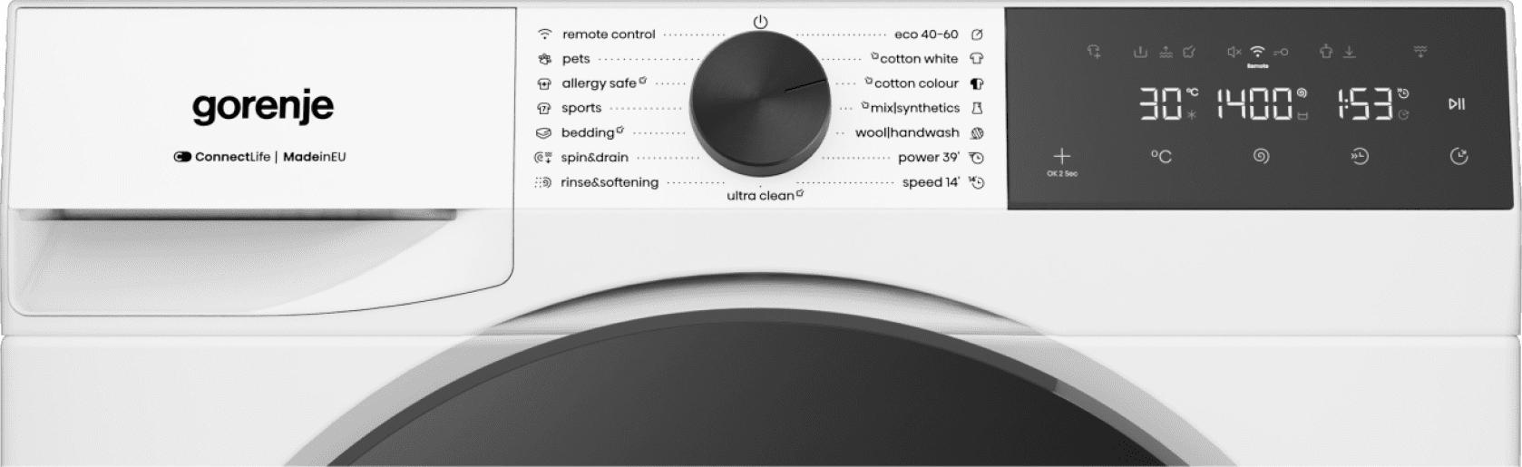 WG414A41 Gorenje G400 Veš mašina, 10 kg, 1400 rpm - Slika 7
