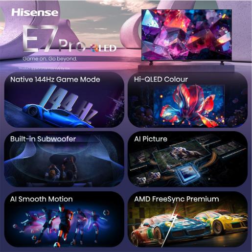 100 '' 100E7S Pro | Hisense Hi-QLED Smart TV 4K 144 Hz - Slika 7
