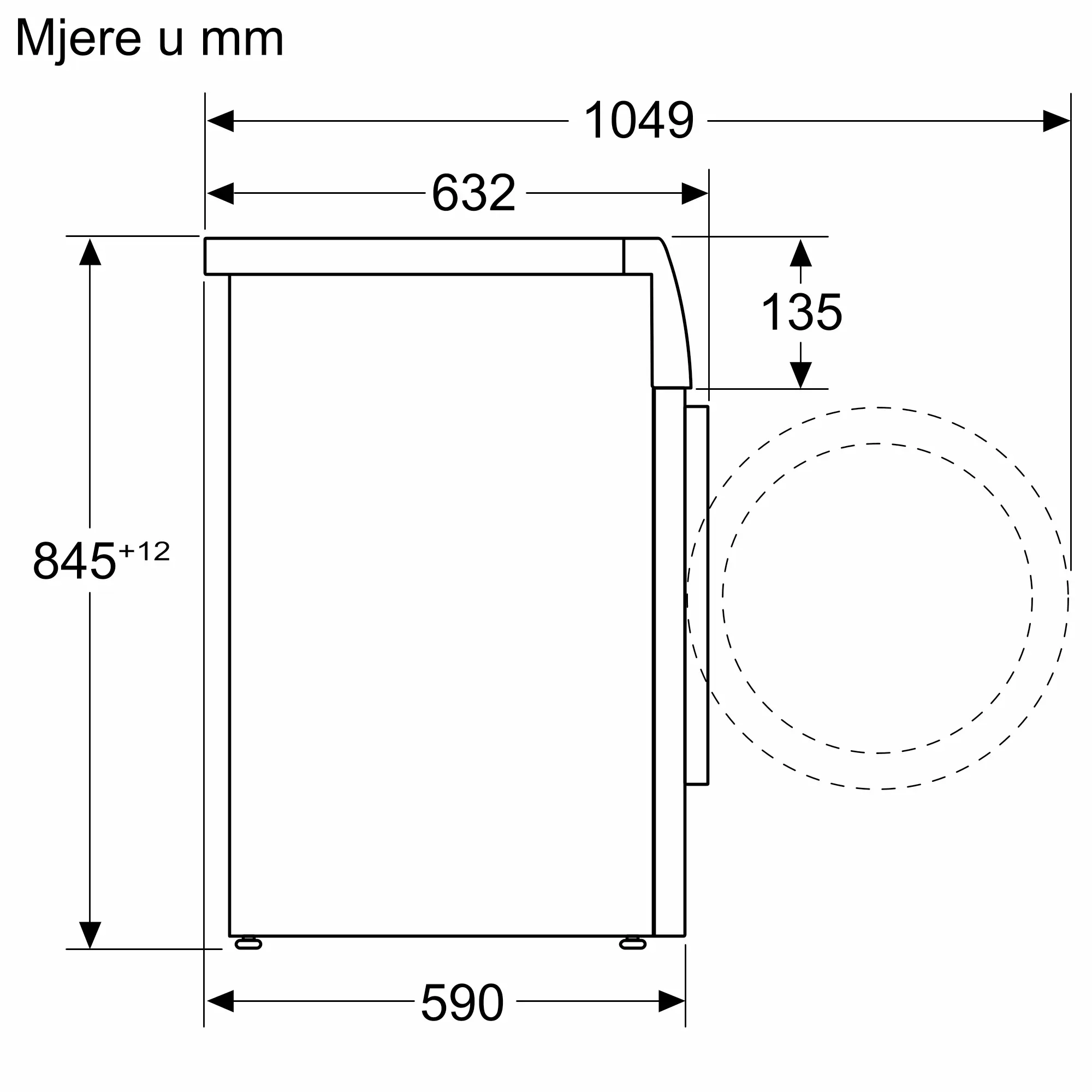 WAN2406NBY Bosch Serie 4 Perilica rublja 8 kg maks. 1200 o/min