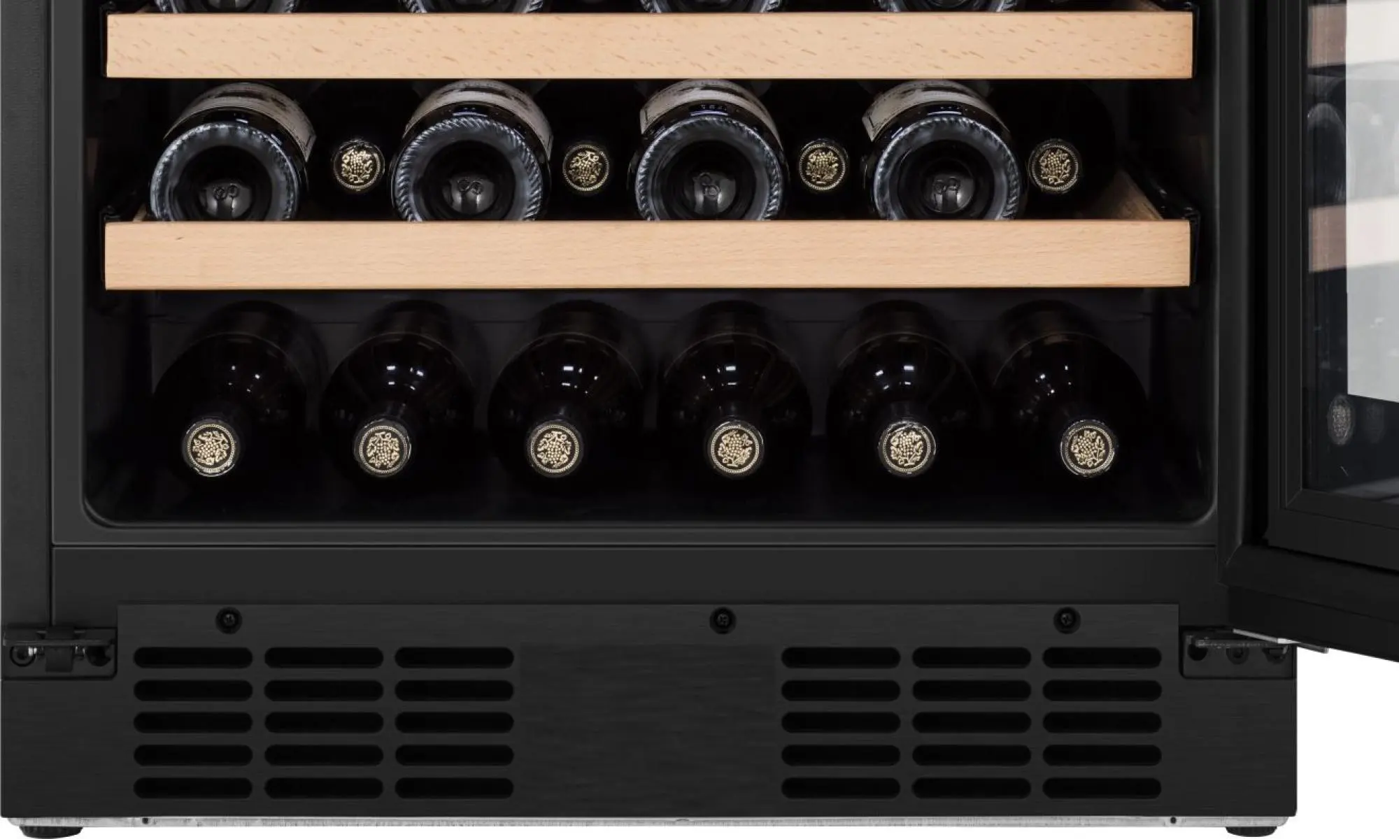 RW3N122GALF Hisense Vinski hladnjak, Samostojeća vitrina za vino, Crna, 128 l