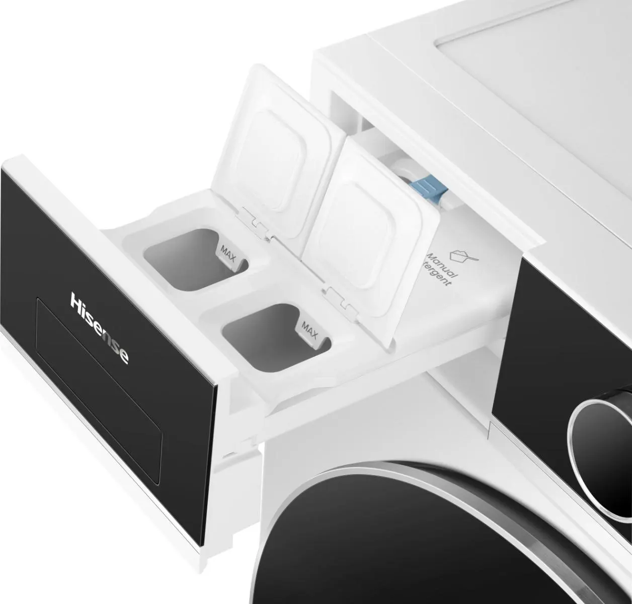 WD5I1245BWR Hisense Kombinovana mašina za pranje i sušenje veša, 12 kg, 1400 rpm