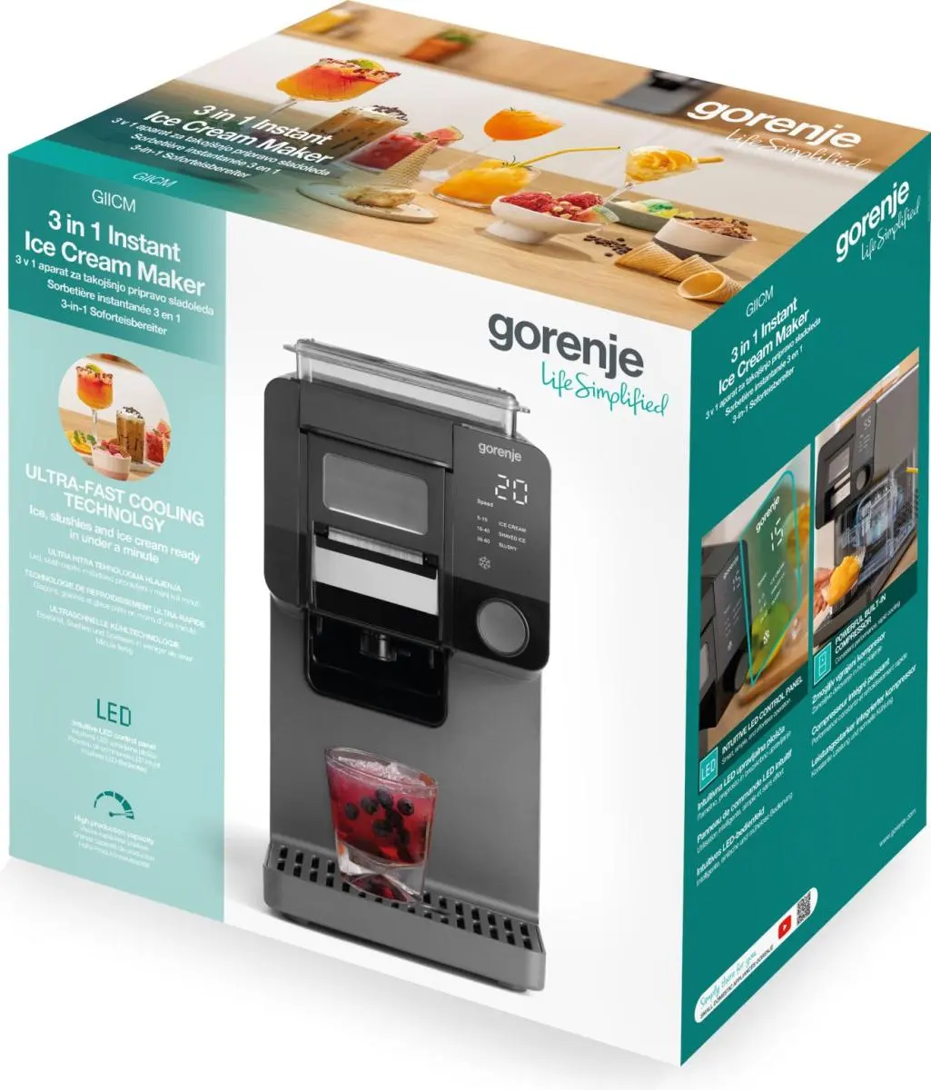 GIICM Gorenje aparat za sladoled, 3 u 1, 35 kg dnevno