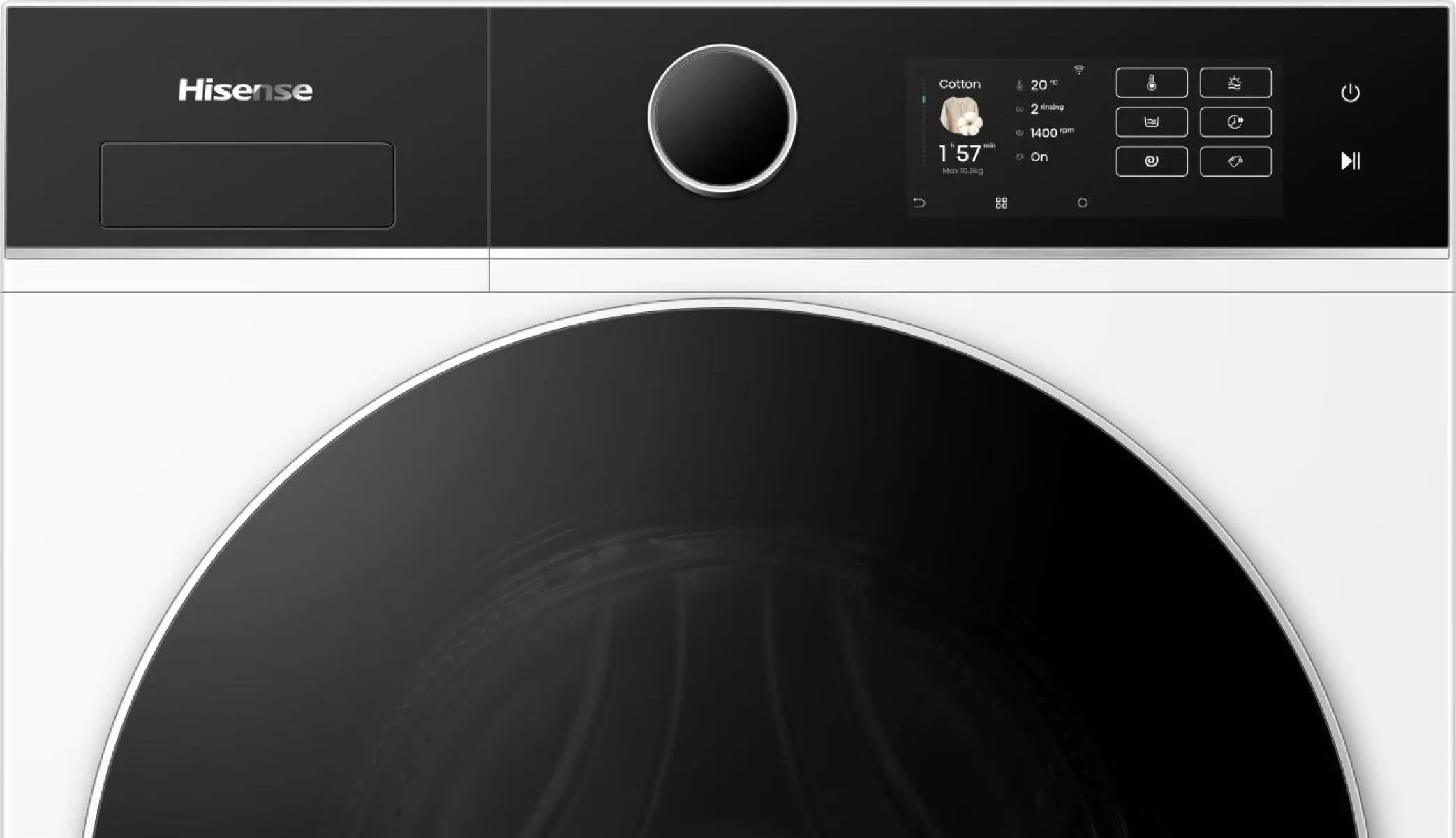 WD5I1045BWQ Hisense Kombinovana mašina za pranje i sušenje veša, 10.5 kg