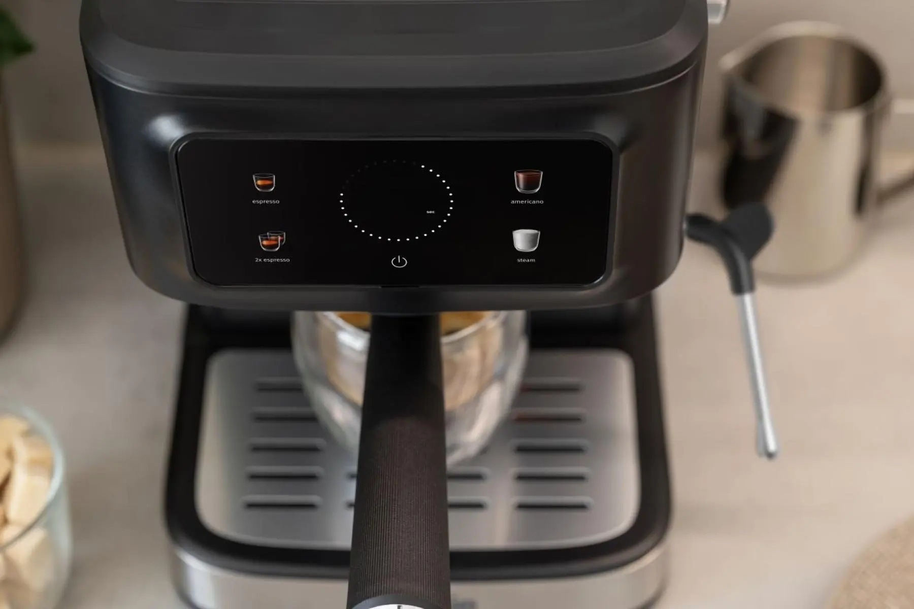 ESCM15CDB Gorenje Aparat za kafu, ručna priprema kafe, 15 bar, 850 W