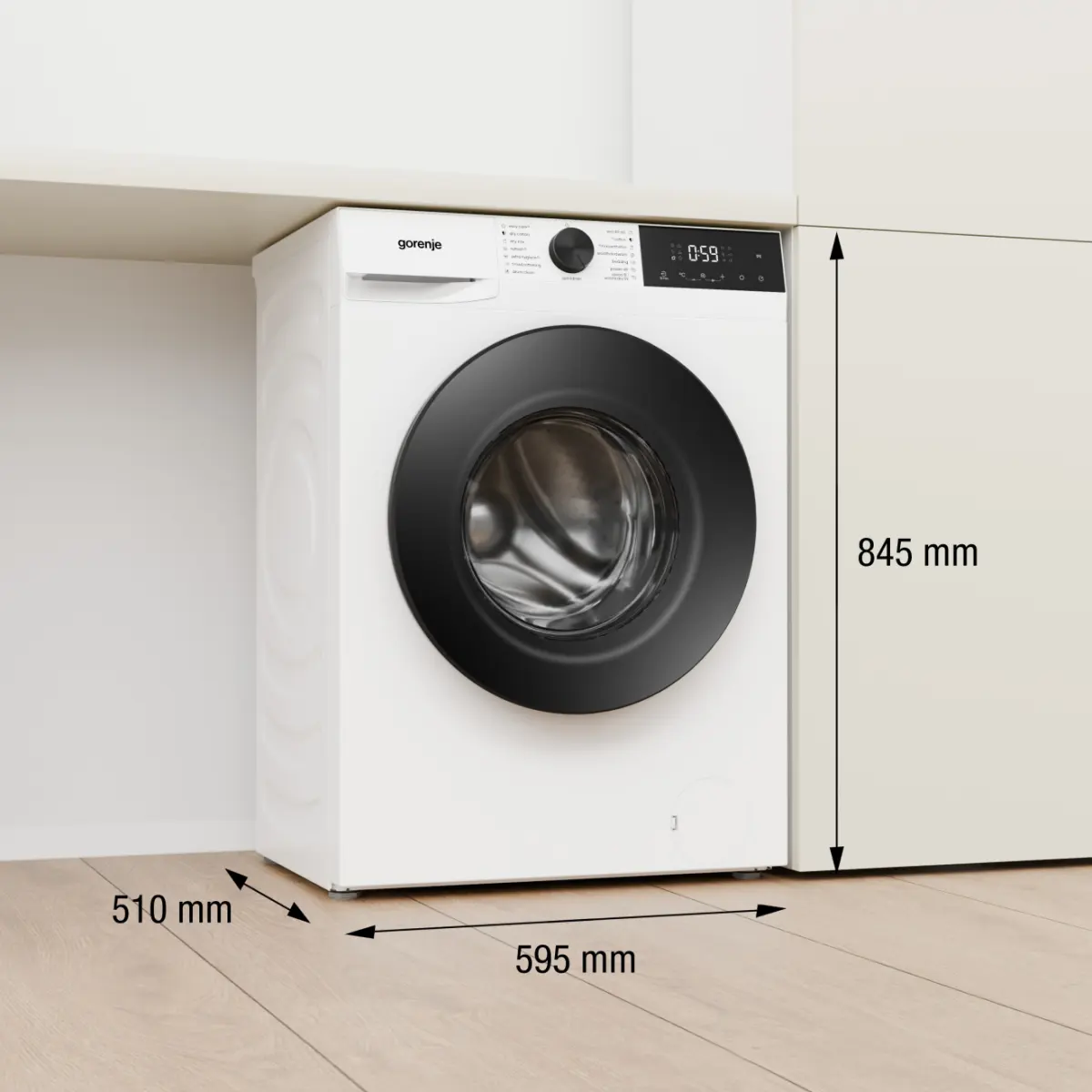 WDG2P854A3D2 G200 Gorenje kombinovana veš mašina, 8/5 kg, 1400 rpm - Slika 2