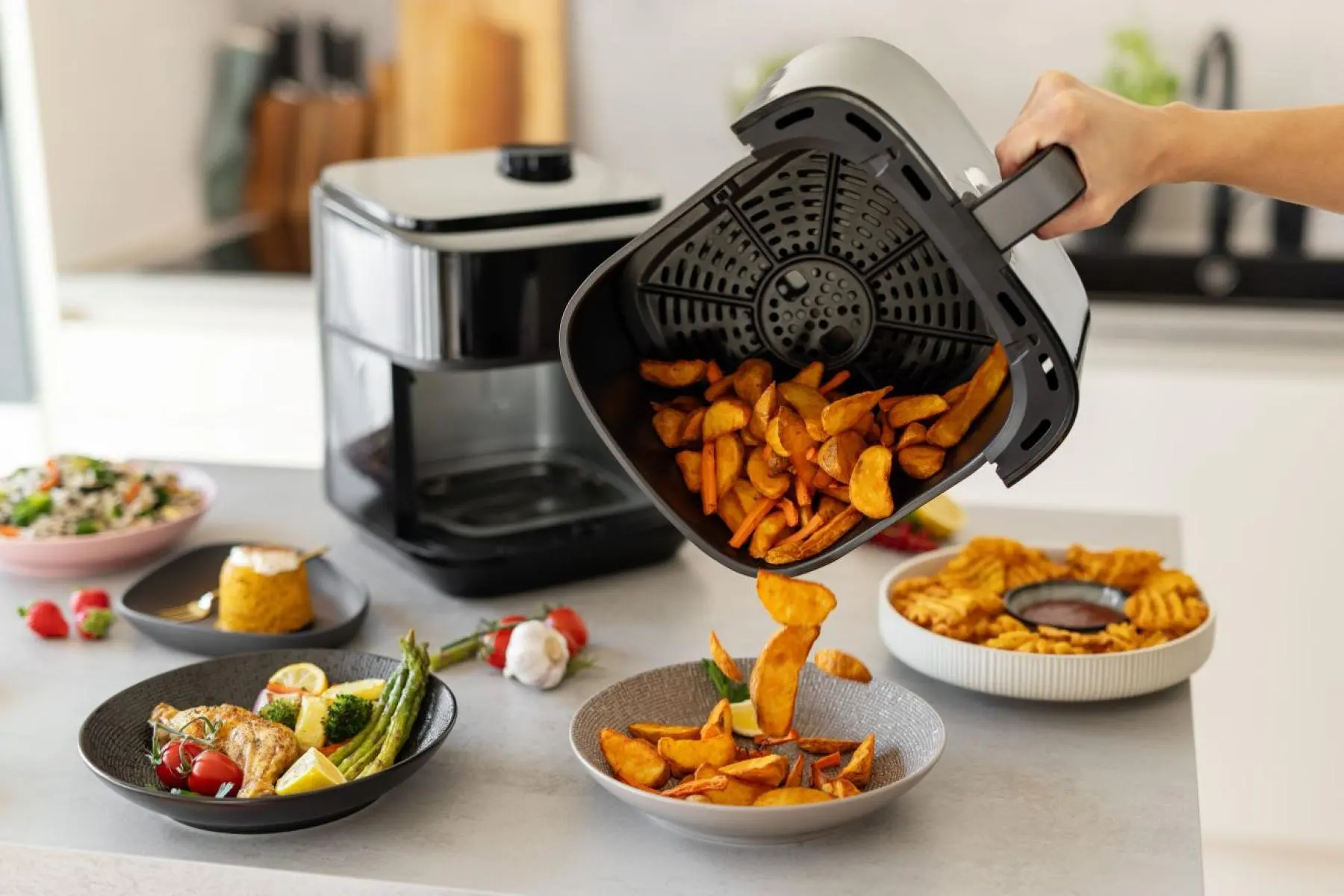 AF1800ST Gorenje AirFryer friteza na vrući zrak 6.7l - Slika 4