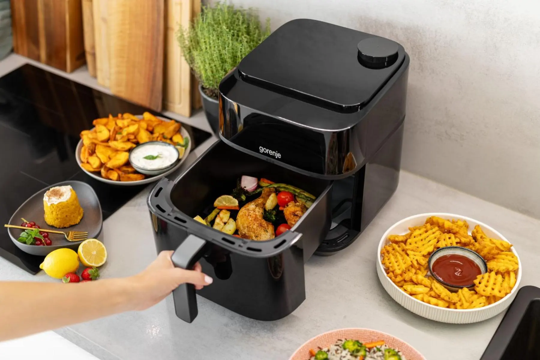 AF1800ST Gorenje AirFryer friteza na vrući zrak 6.7l - Slika 11