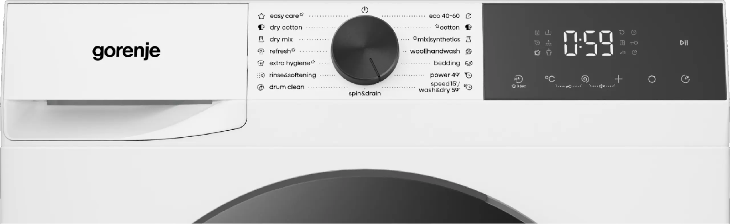 WDG2P854A3D2 G200 Gorenje kombinovana veš mašina, 8/5 kg, 1400 rpm - Slika 12