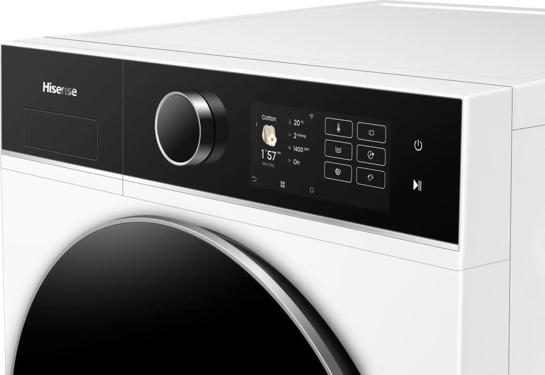 WF5I1245BWR Hisense veš mašina, 12 kg, 1400 rpm - Slika 4